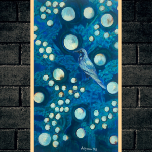 ,,Night Blues ''  original acrylic painting