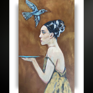 Sometimes — oryginalny obraz akrylowy na płótnie o wymiarach 70 × 40 cm